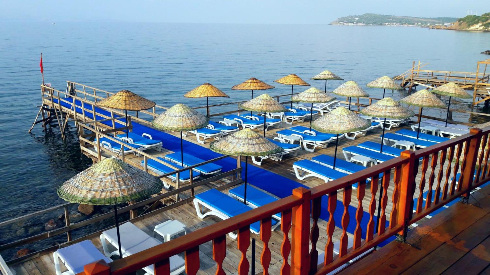 Assos Nazan Motel Restoran Beach Sokakagzi Extérieur photo